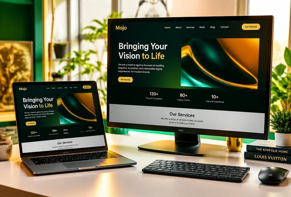 Web development illustration